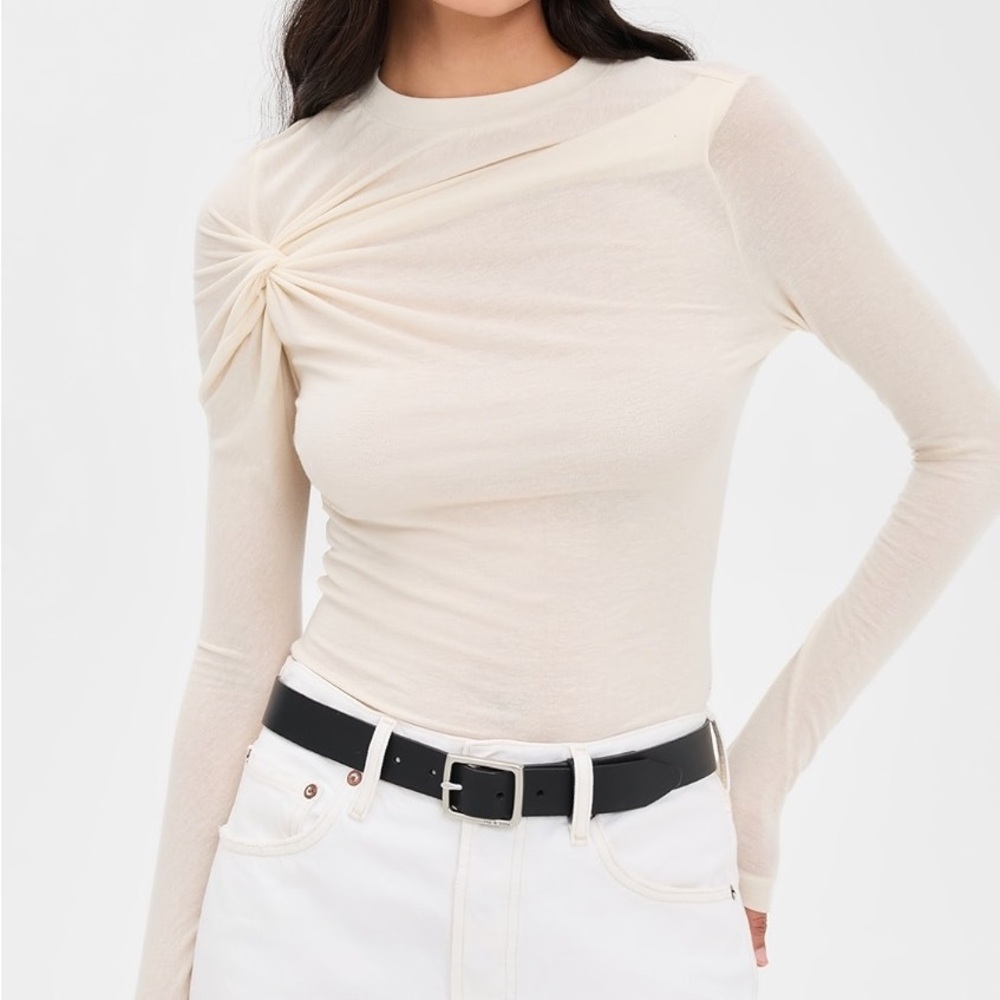 NWT AGOLDE Lissa Long Sleeve Tee